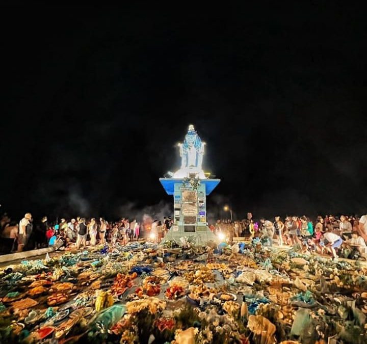 Festa de Iemanjá no Balneário Cassino