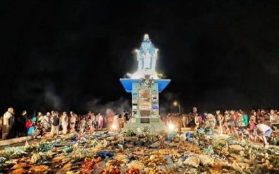 Festa de Iemanjá no Balneário Cassino