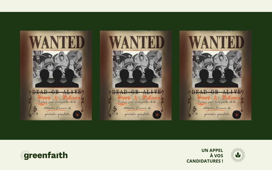Rejoins Génération GreenFaith !