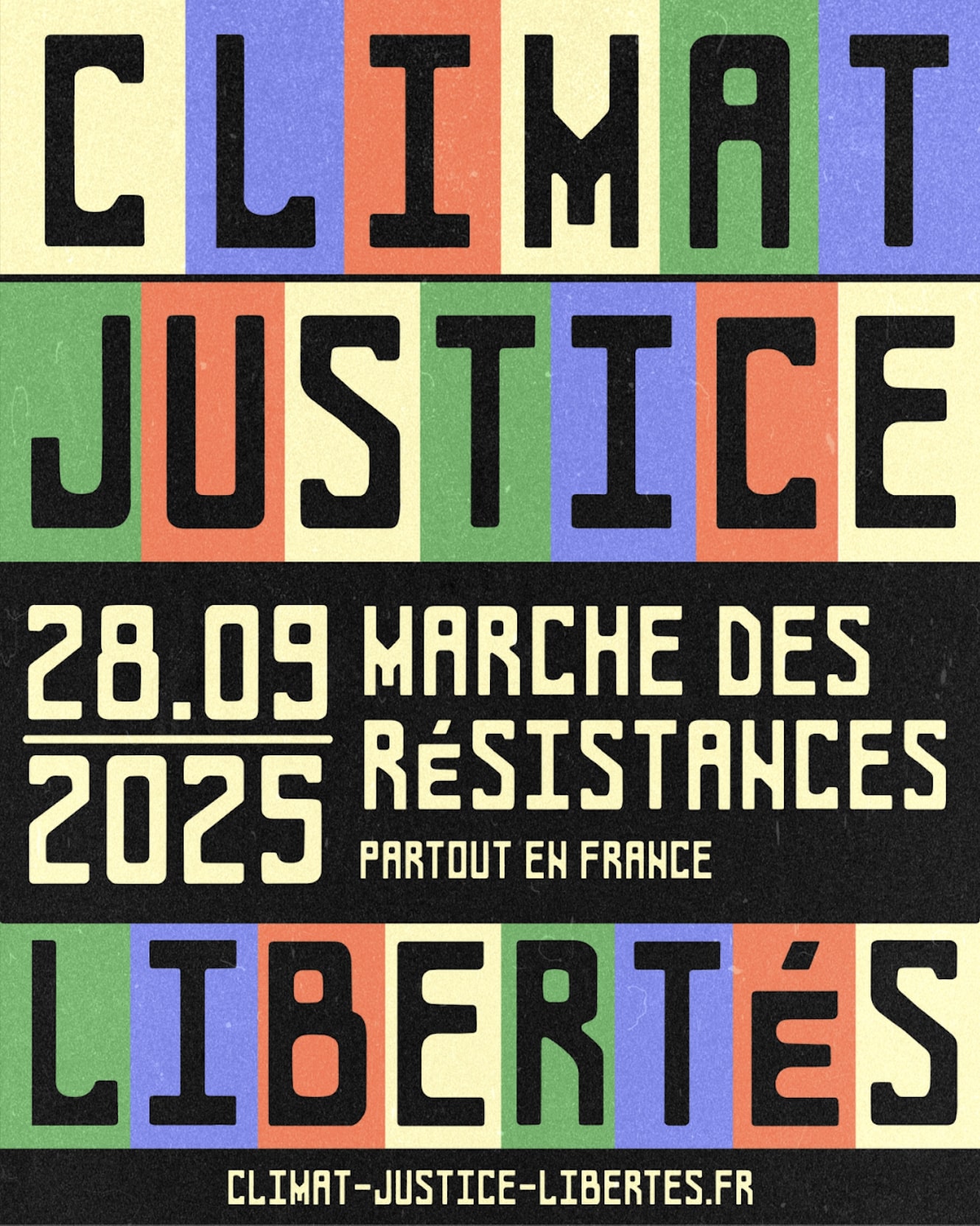 Affiches des Marches des Résistance - Climat Justice Libertés ! Affiches des Marches des Résistance - Climat Justice Libertés !
