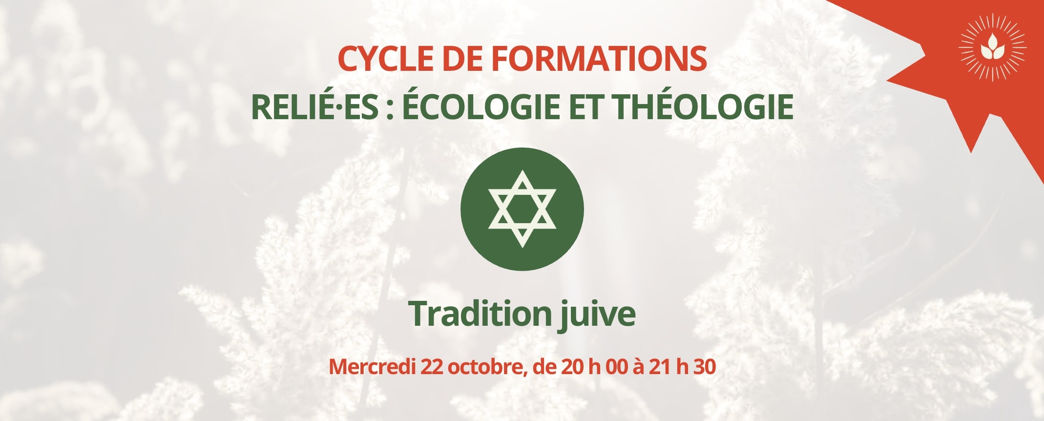 Visuel de l'appel d'éco-théologie avec le judaïsme Visuel de l'appel d'éco-théologie avec le judaïsme