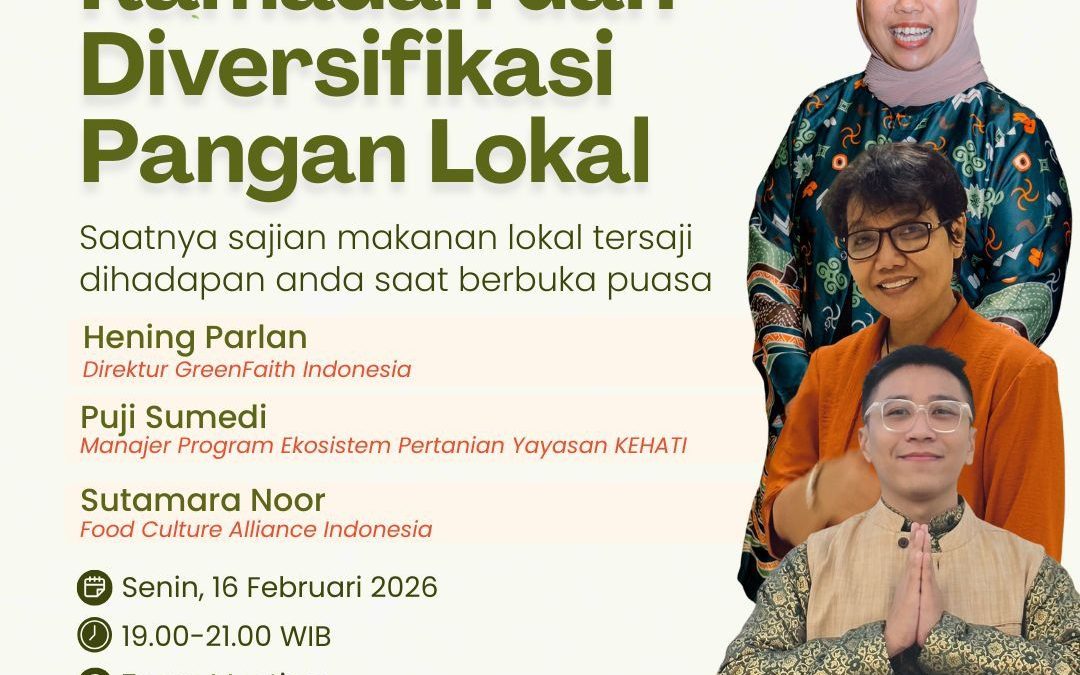 Ramadan Tiba, Saatnya Hadirkan Pangan Lokal di Meja Buka