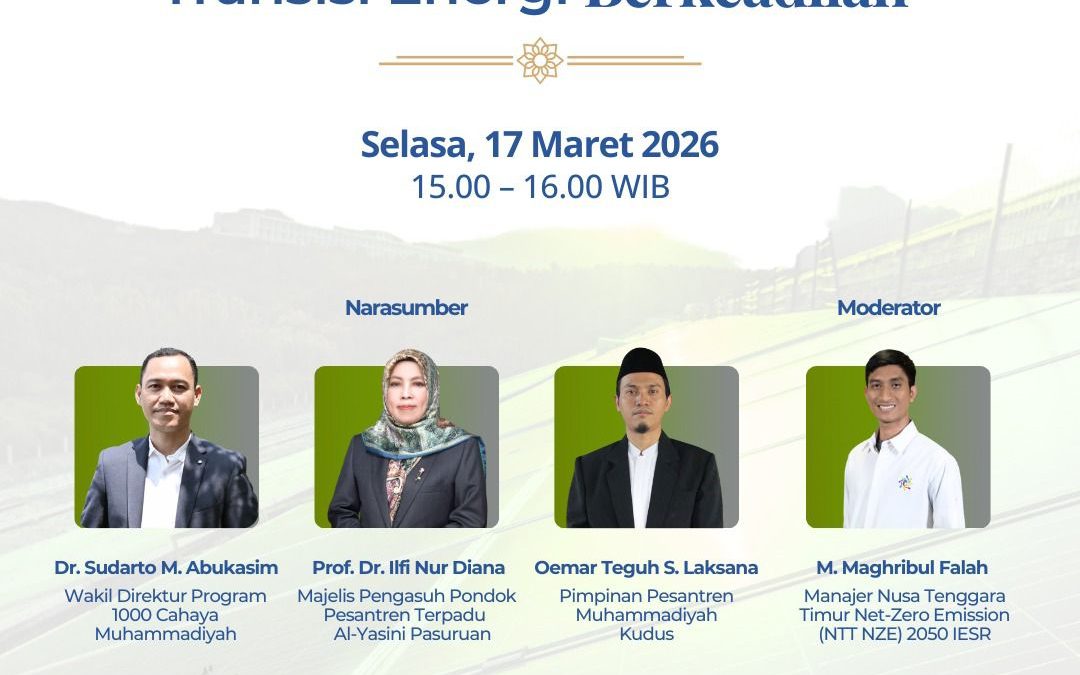 Pesantren Didorong Jadi Pelopor Transisi Energi Berkeadilan Berbasis Nilai Keagamaan